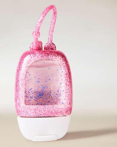 Porta Gel Antibacterial Pink Glitter Bath & Body Works