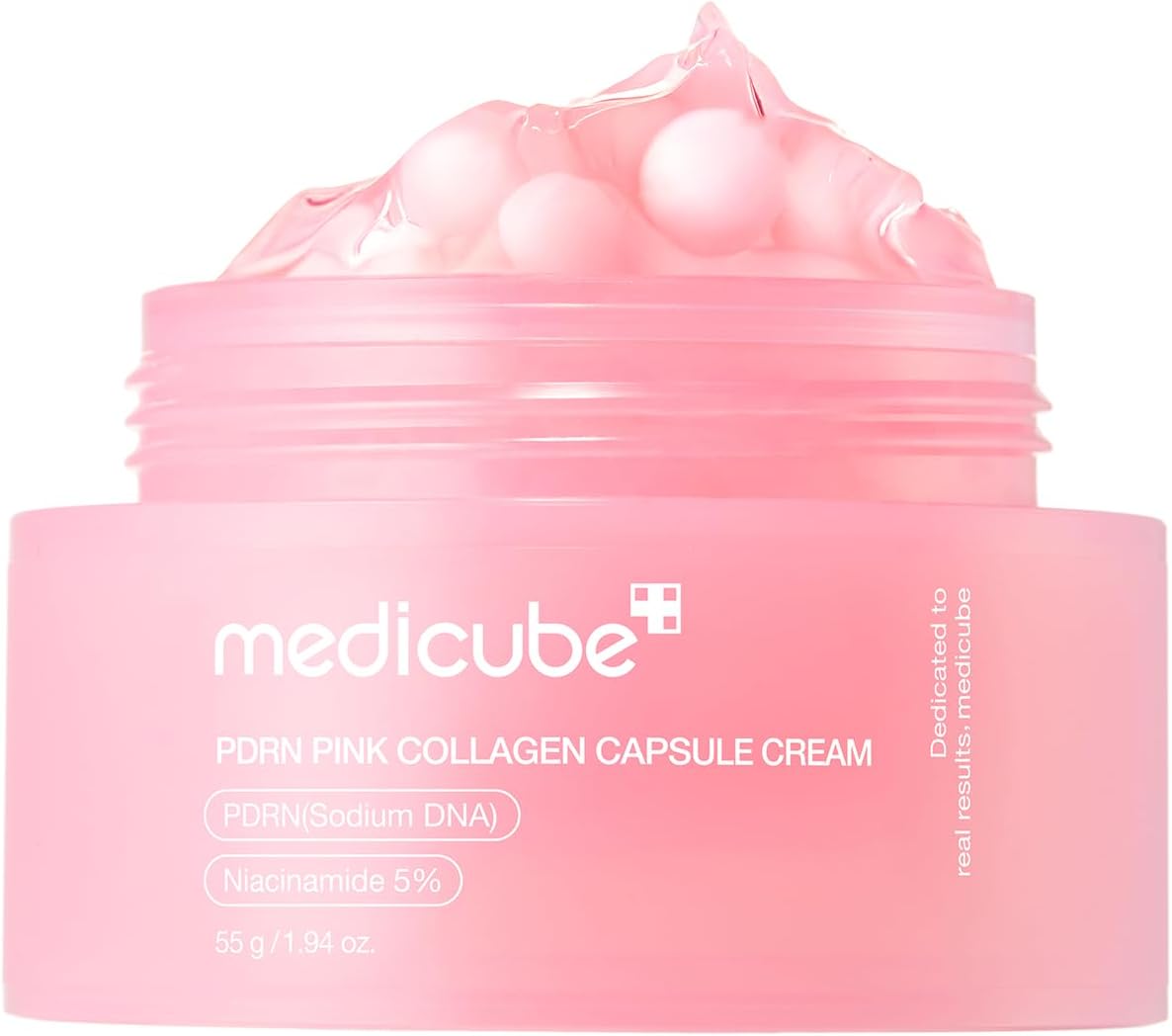 Crema Hidratante Medicube PDRN Pink Collagen con TXA y Capsulas