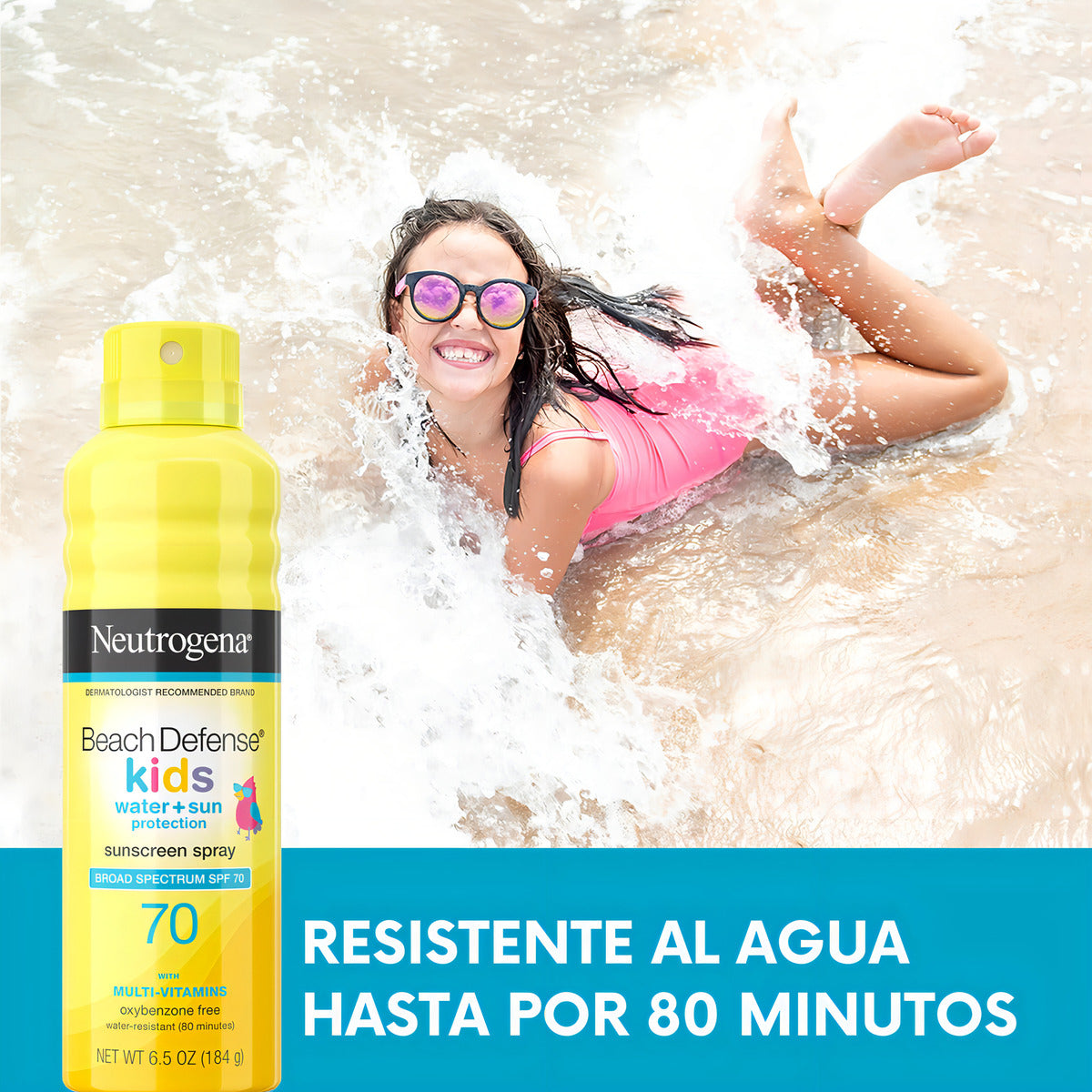 NEUTROGENA Spray Kids Beach Defense SPF 70 184g.