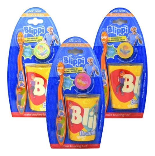 Cepillo Blippi Con Vaso