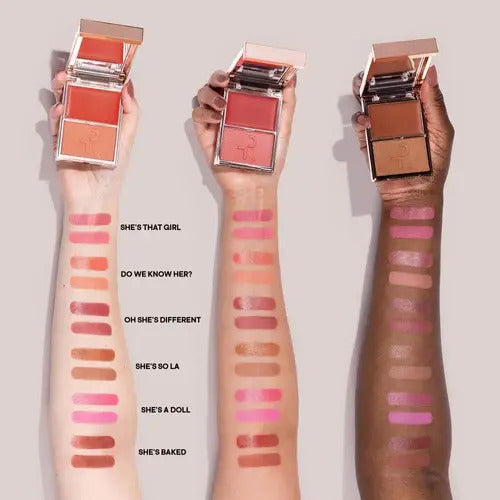 Patrick Ta Rubor De Crema Y Polvo She's A Doll Rosa Tono del maquillaje SHE’S A DOLL