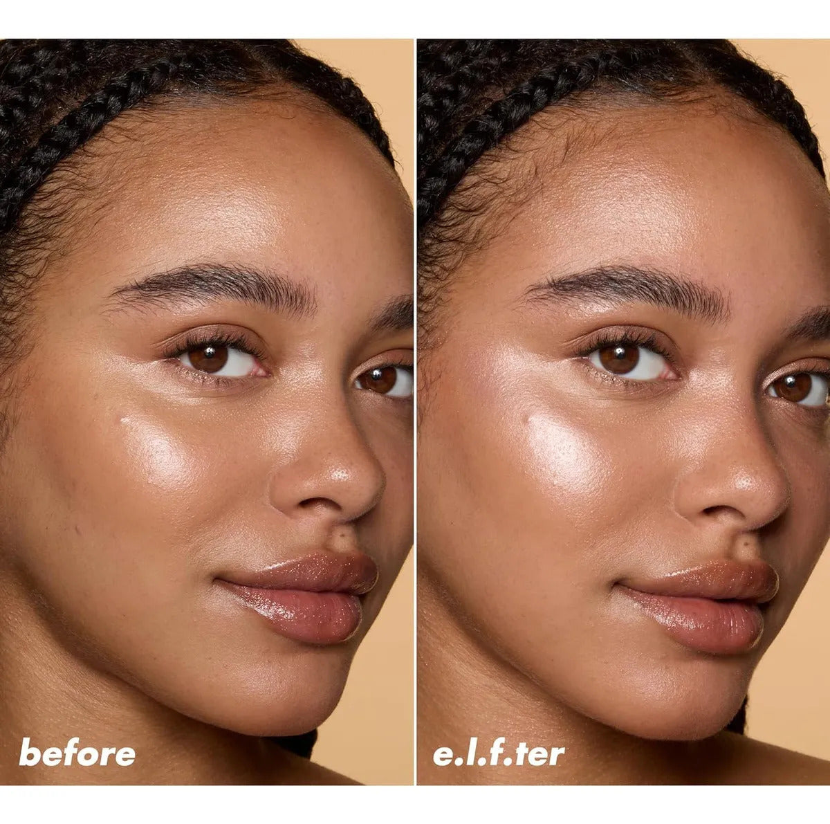 Elf Halo Glow Silky Powder Highlighter - Iluminador Blush Money