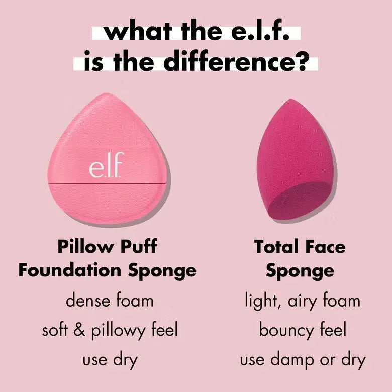 Elf Pillow Puff Esponja Para Base De Maquillaje Liquida