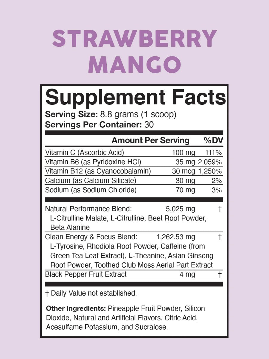 Bloom High Energy Pre Workout