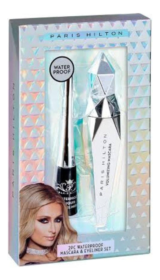 Mascara De Pestañas Y Delineador Contra Agua Paris Hilton. Color Negro