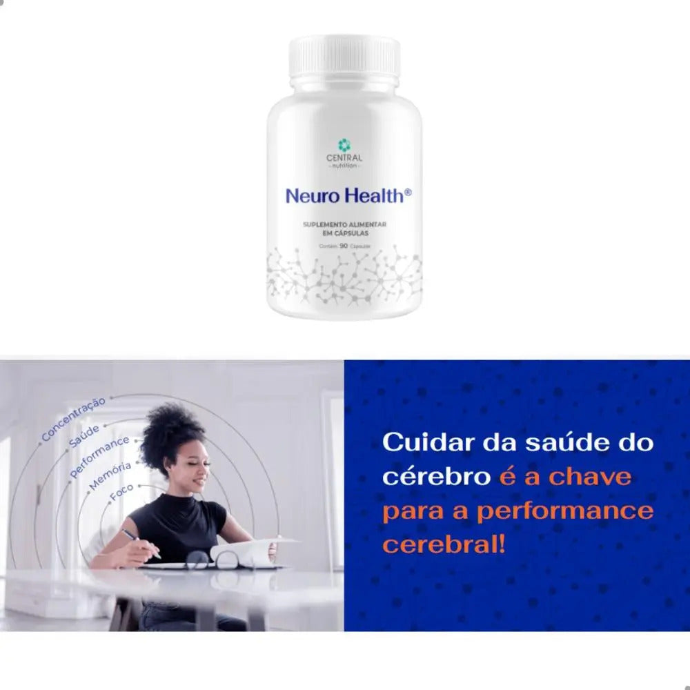 Neuro Health Brain Health 90 cápsulas Central Nutrition Sabor natural
