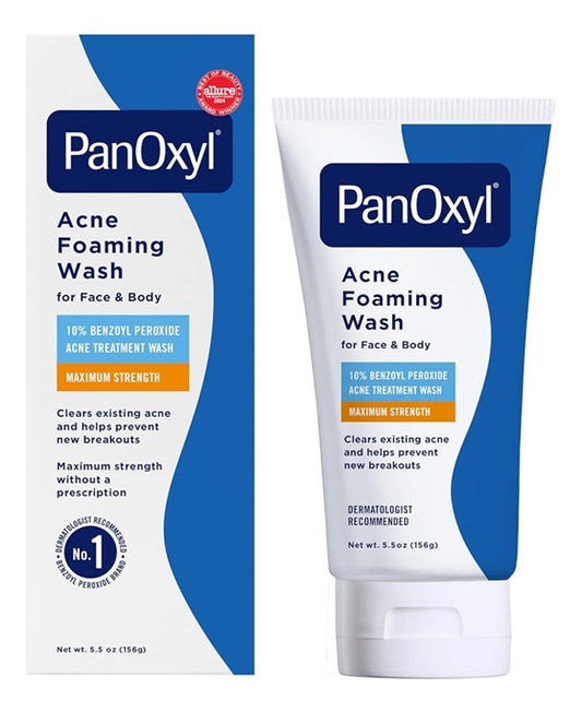 Acne Foaming Wash Benzoyl Peroxide 10% Panoxyl Acné