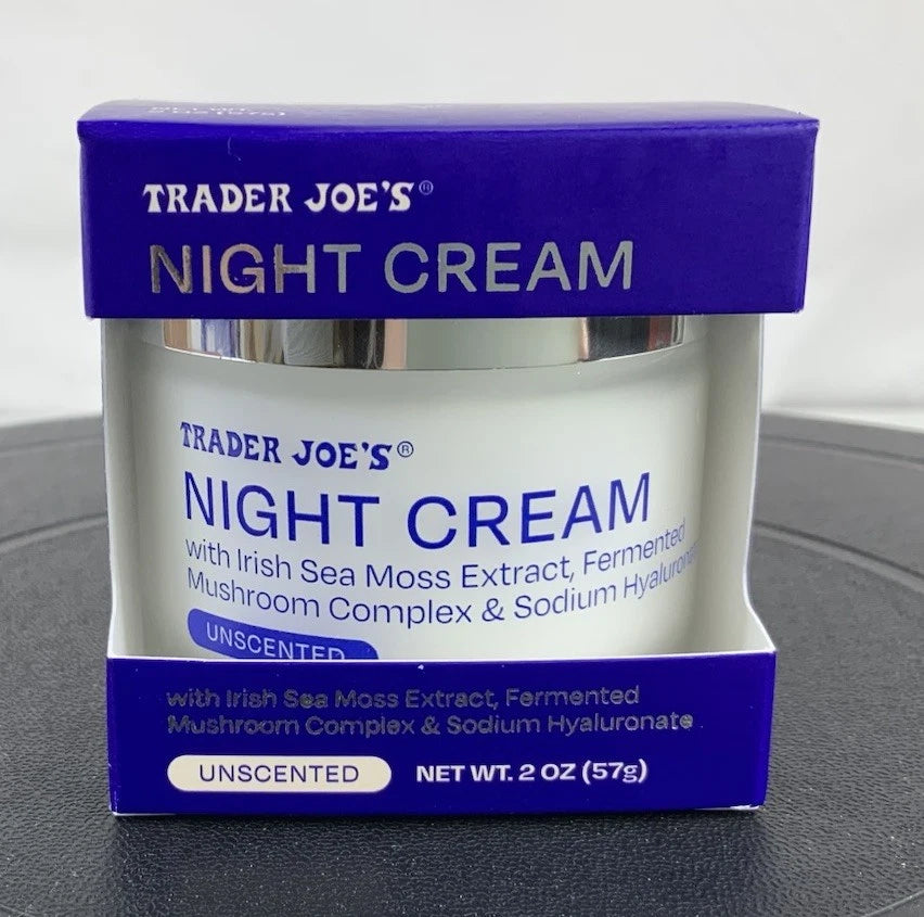Crema de Noche Trader Joe's con Musgo de Mar Irlandés