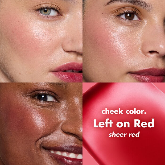 Blush Líquido e.l.f. Sheer for It en Left On Red