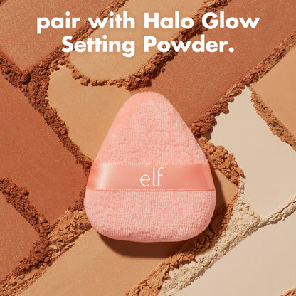 Polvo Halo Glow Powder Puff e.l.f.