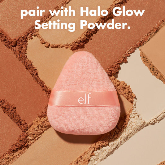 Polvo Halo Glow Powder Puff e.l.f.