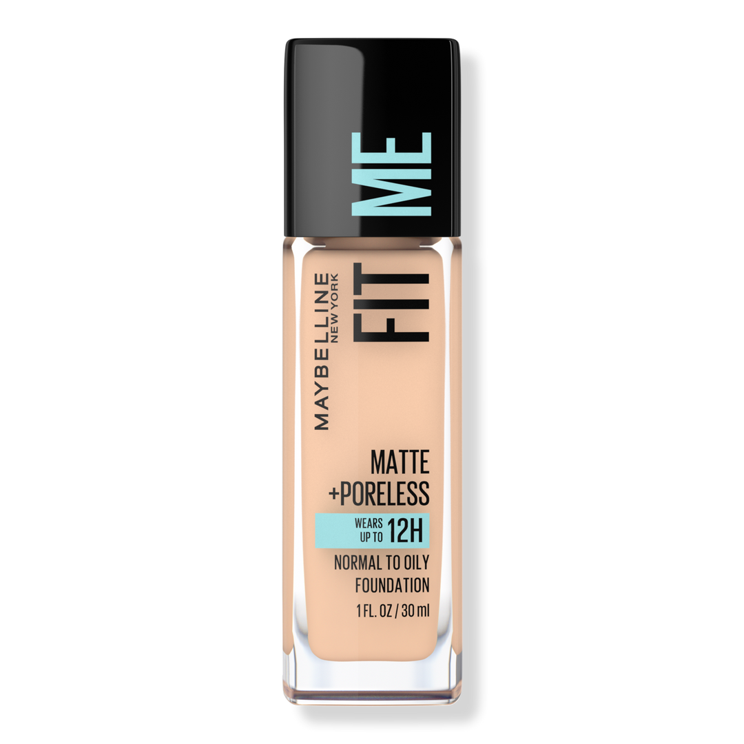 Maybelline Fit Me Matte + Poreless Base Líquida — 124