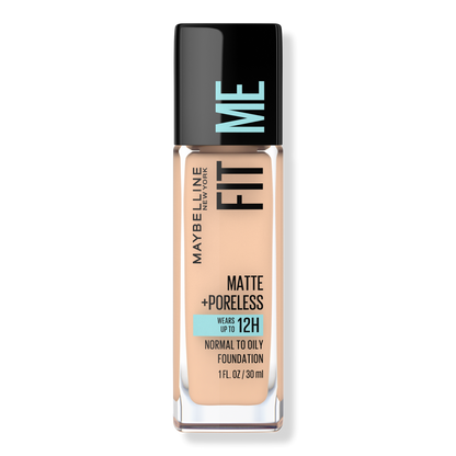 Maybelline Fit Me Matte + Poreless Base Líquida — 124