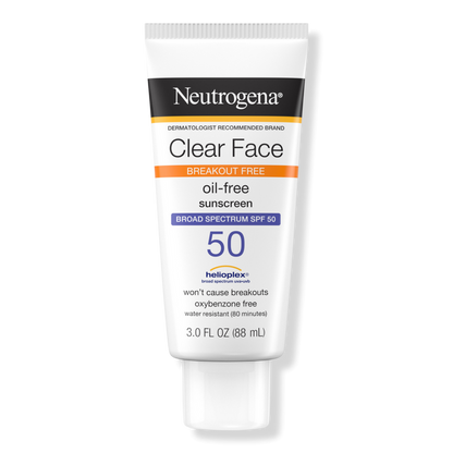 Bloqueador Solar Clear Face Oil-Free SPF 50 Neutrogena