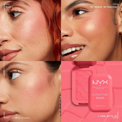 NYX Buttermelt Blush en Polvo Compacto