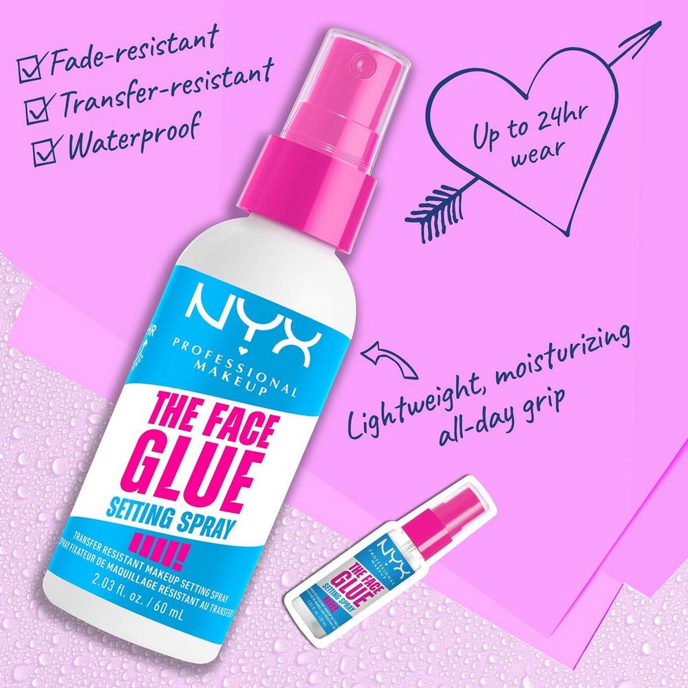 NYX Face Glue Setting Spray Fijador de Maquillaje