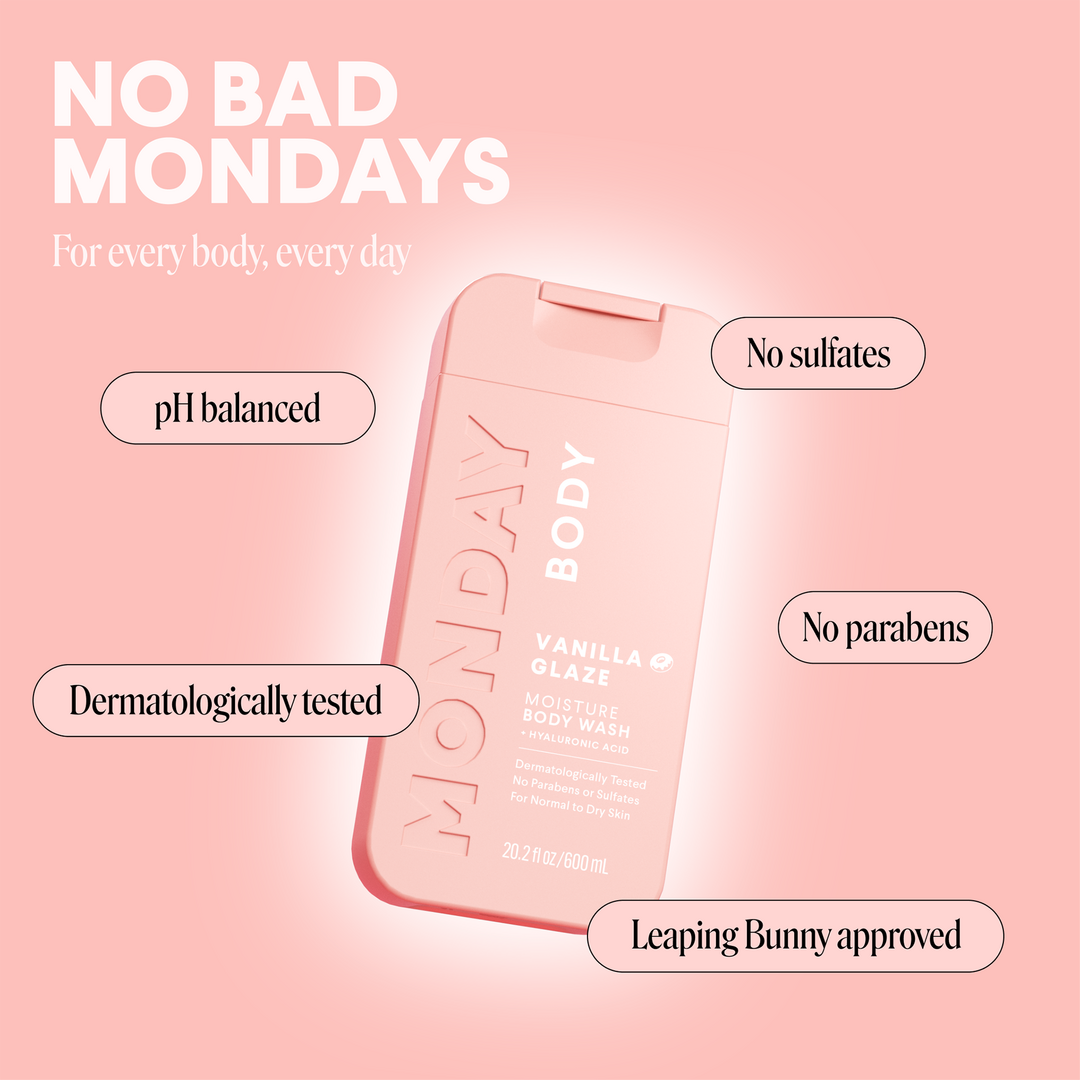 Monday Moisture Body Wash Vanilla Glaze - Gel de Ducha Hidratante