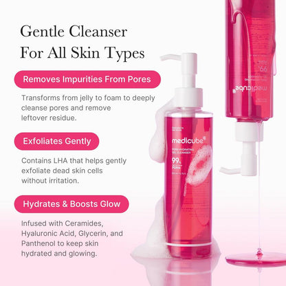 Limpiador Gel Hidratante PDRN MEDICUBE
