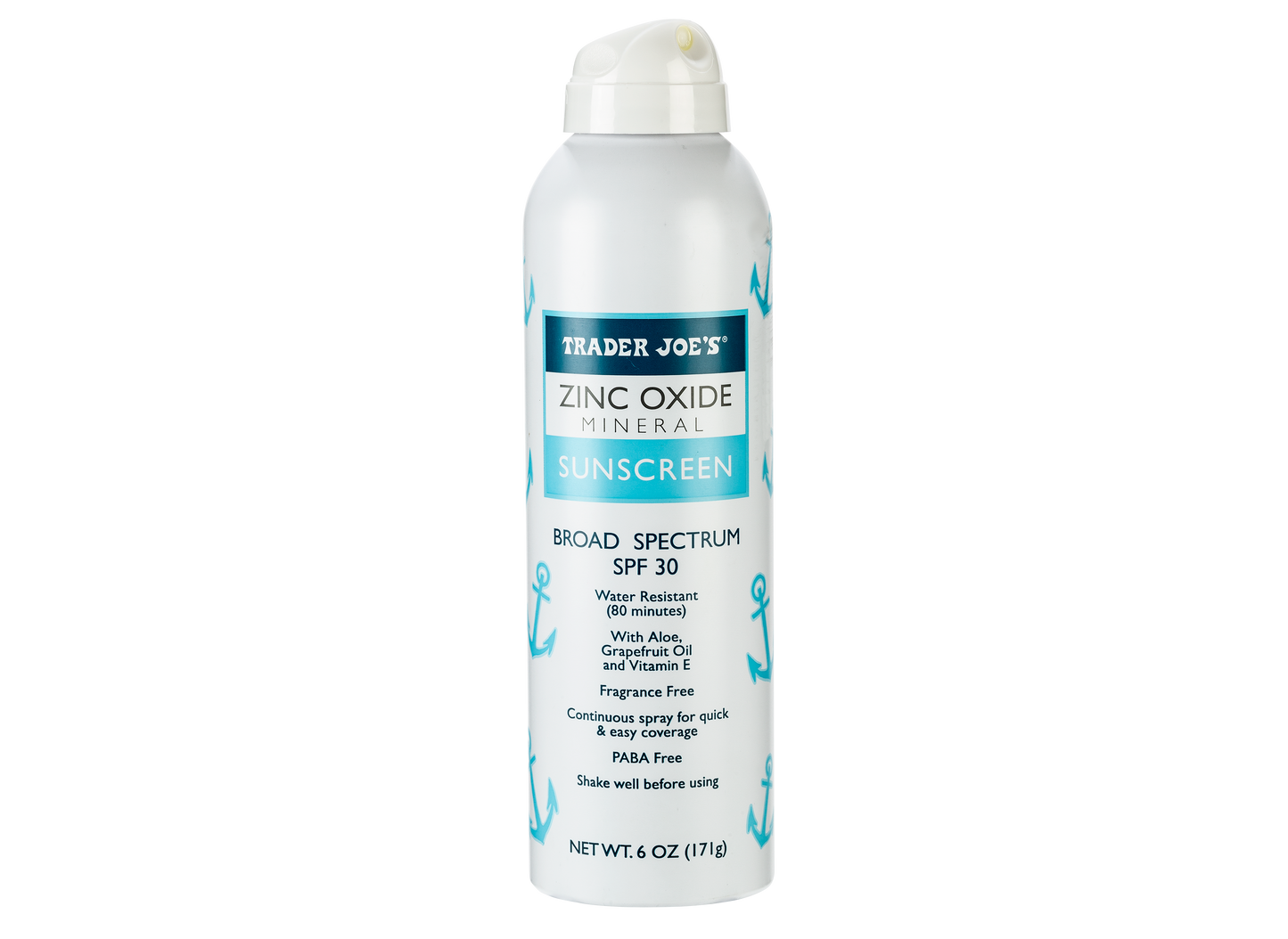 Bloqueador Mineral en Spray Trader Joe's SPF 30