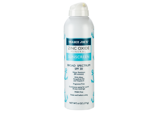 Bloqueador Mineral en Spray Trader Joe's SPF 30