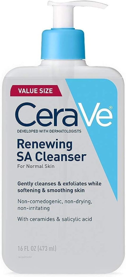 CeraVe Limpiador Facial Renovador con Ácido Salicílico