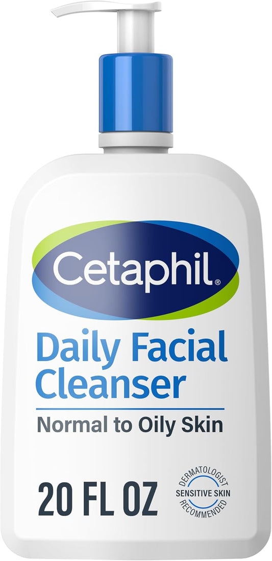Cetaphil Limpiador Suave para Piel Sensible y Mixta 20 oz