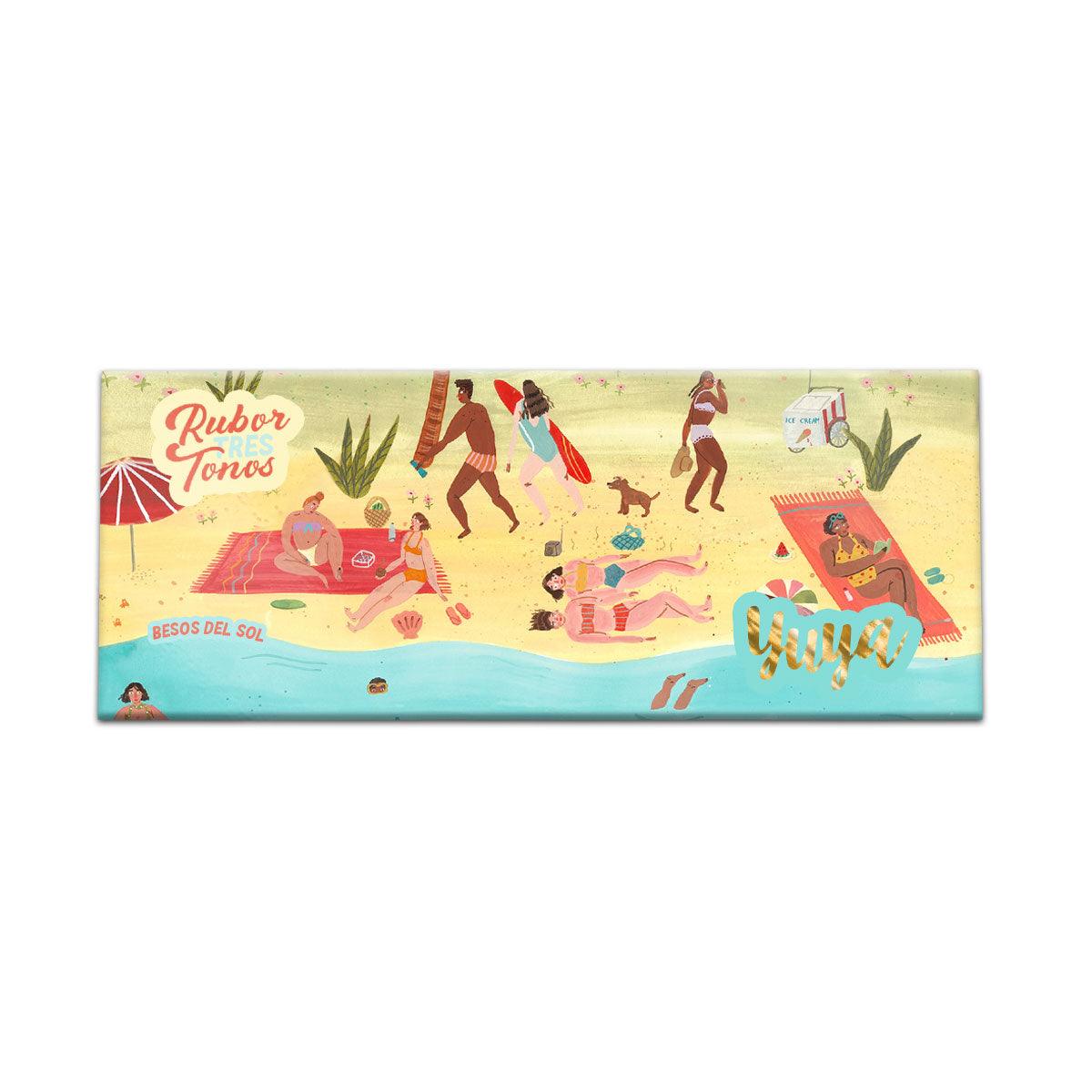 Paleta de Rubor 3 Tonos Yuya — Besos de Sol