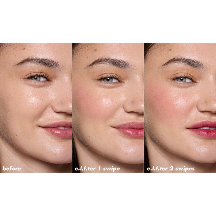 Blush Líquido e.l.f. Sheer for It en Left On Red