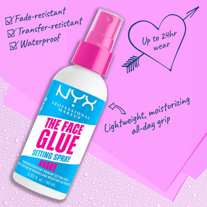 NYX The Face Glue Setting Spray Fijador de Maquillaje 60ml