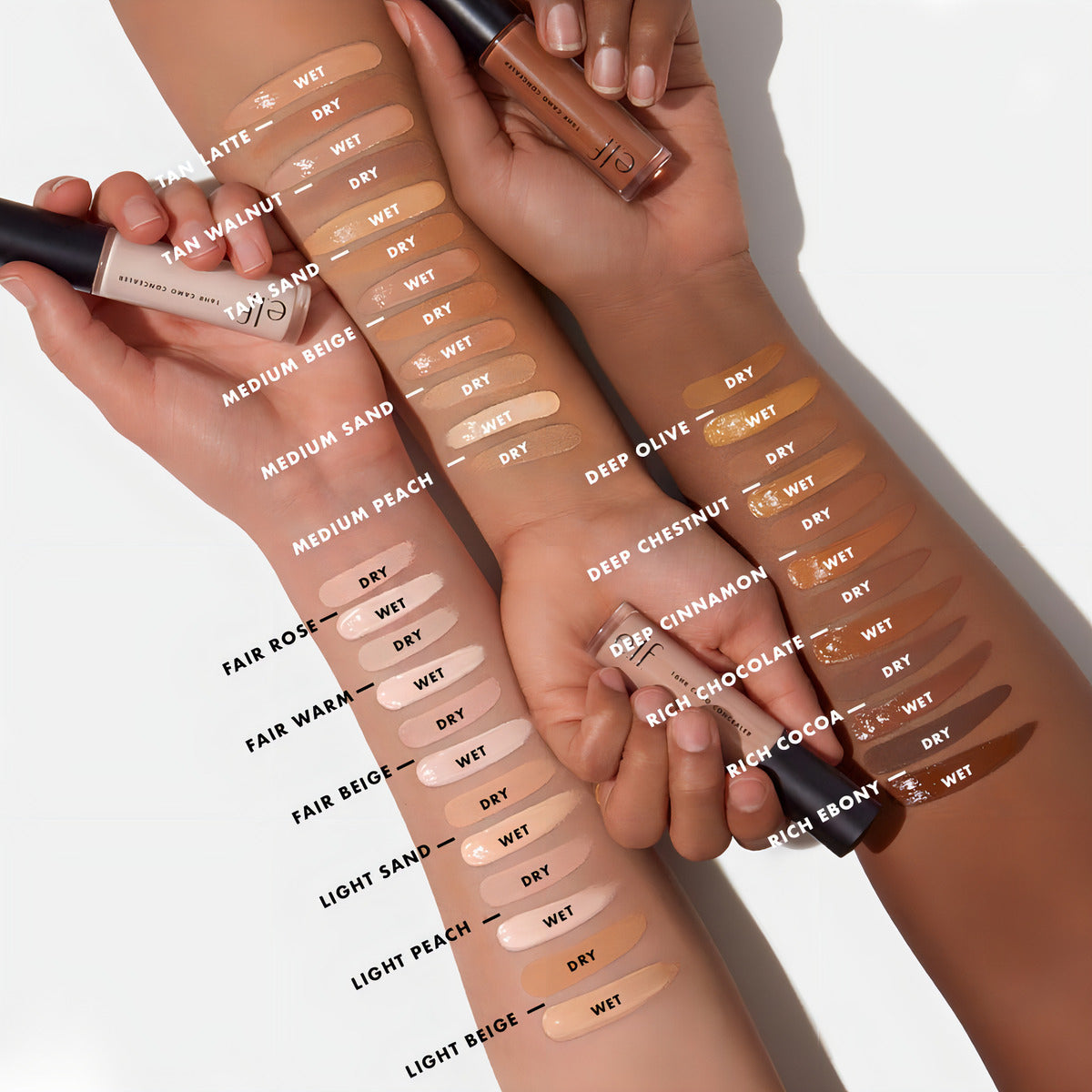 Elf Corrector Camo Hydrating Alta Cobertura Hidratante Tono Fair Rose