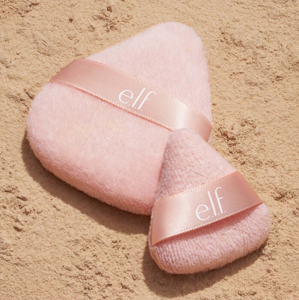 3 Mini Esponjas Terciopelo Elf Halo Glow Pinkie Puffs Color Rosa