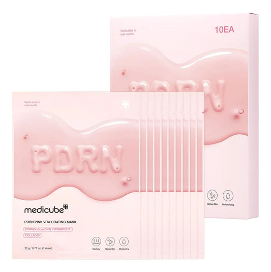 Mascarilla Medicube Salmon Dna Pdrn Pink Vita Coating X10