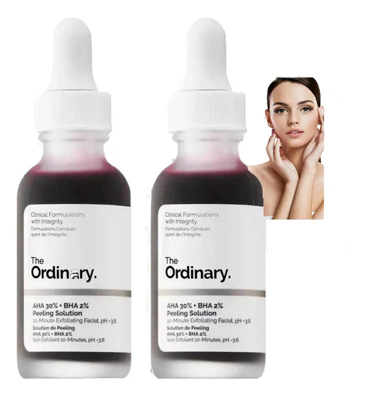 The Ordinary Peeling Solution AHA 30% BHA 2% Pack 2x30ml Sérum
