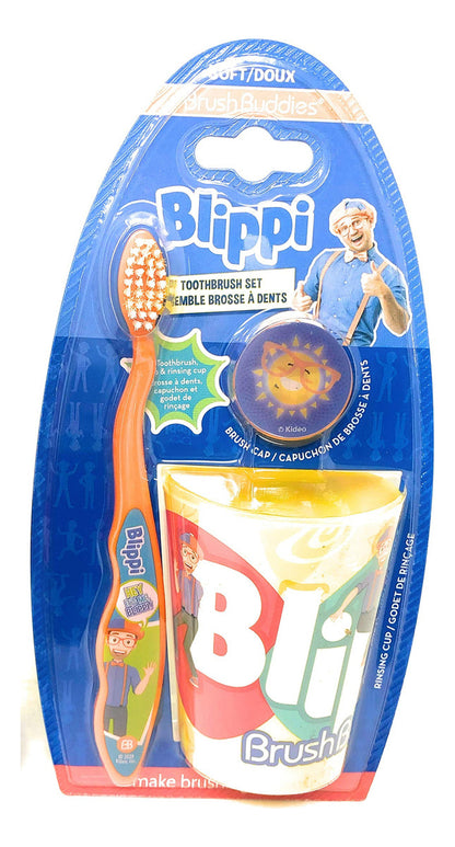 Cepillo Blippi Con Vaso