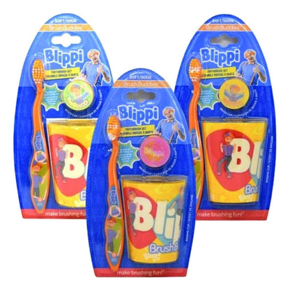 Cepillo Blippi Con Vaso