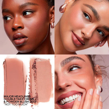 Patrick Ta Creme & Powder Blush Duo Rubor Tono Del Maquillaje Not Too Much