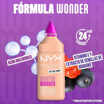Nyx Base Make Em Wonder Tono 03 Fair