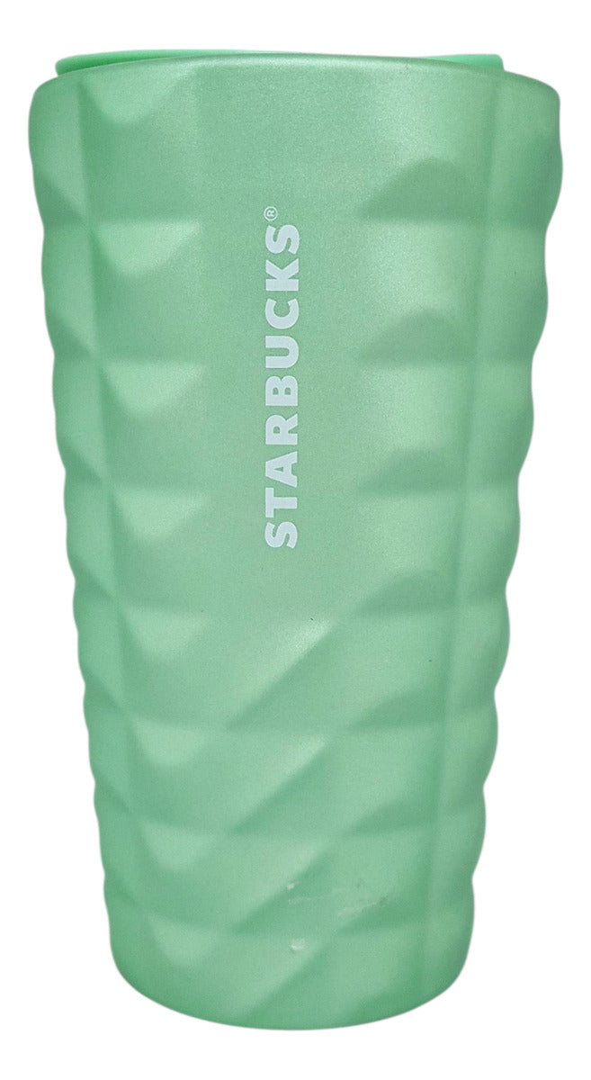 Vaso Starbucks Cerámica Verano / Summer Verde Color Verde Claro