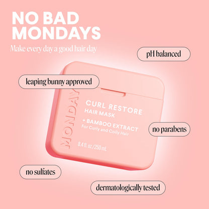 Mascarilla Curl Restore Monday - Restaura y Define Rizos