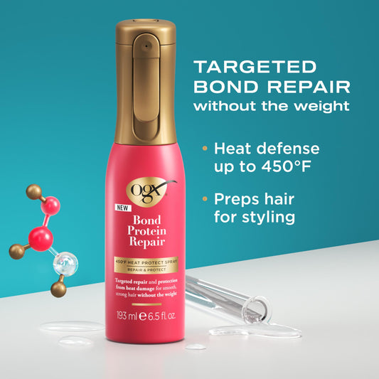 Spray Protector Térmico Bond Protein Repair 450°f 193ml Ogx