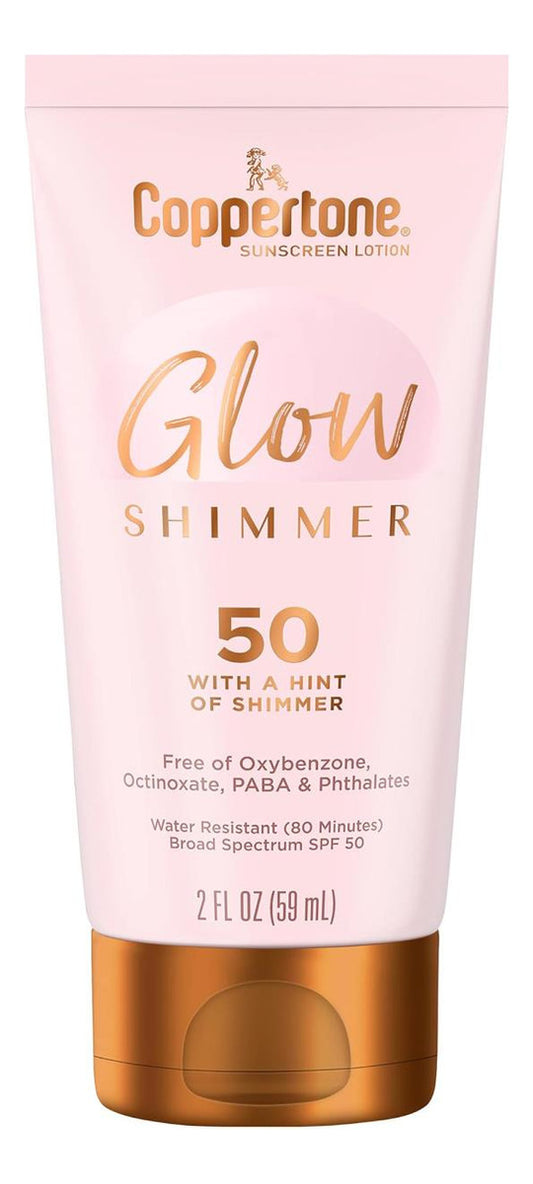 Bloqueador Glow Shimmer Del 50 Coppertone