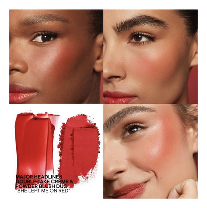Patrick Ta Crème & Powder Blush Duo - She Left Me On Red