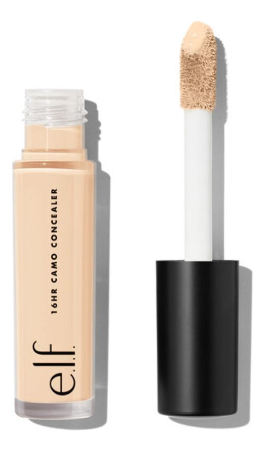Elf Corrector Liquido 16hr Camo Concealer Mate Full Coverage Tono Light Sand