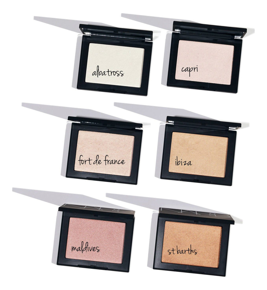 Nars Iluminador en Polvo Satinado Cruelty Free 14g Tono Albatross
