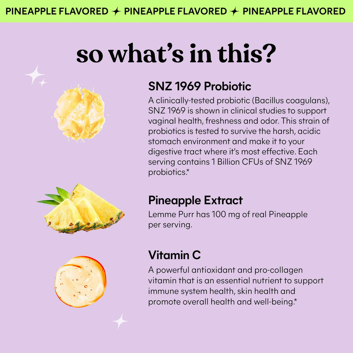 Lemme Purr Vaginal Probiotics