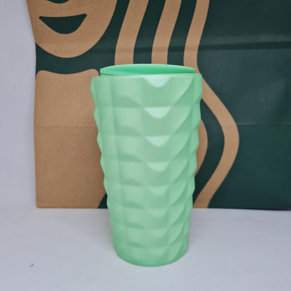 Vaso Starbucks Cerámica Verano / Summer Verde Color Verde Claro