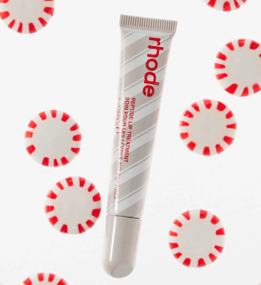 Holiday Duo Rhode Glazing Milk Y Peppermint Glaze Lip Color Claro