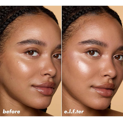 Elf Halo Glow Silky Powder Highlighter - Iluminador Blush Money