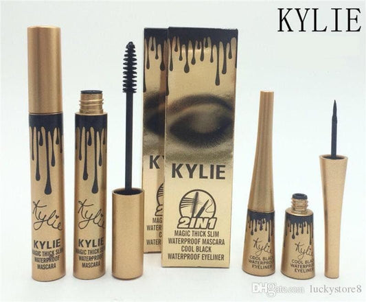 Duo Kylie Jenner Rimel+ Delineador Negro +