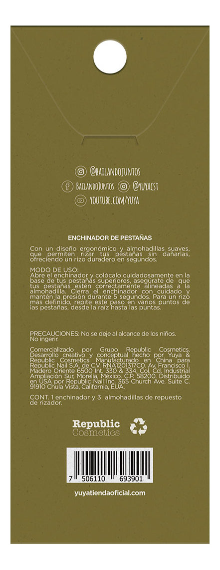 Yuya - Enchinador De Pestañas Verde Verde